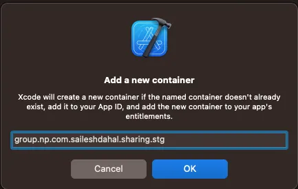 add new group id for staging